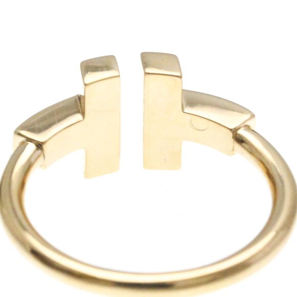 TIFFANY 18k Gold Diamond Ring - Picture 8 of 10